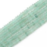Pink Quartz Rondelle Stone Bead DIY Bracelet
