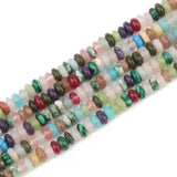 Pink Quartz Rondelle Stone Bead DIY Bracelet