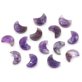 Faceted Crescent Moon Crystal Beads for Jewelry Making