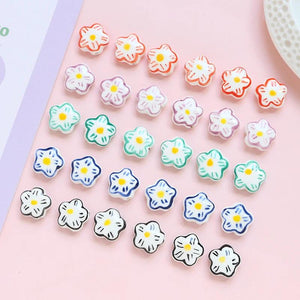 10pcs Japanese Ceramic Beads DIY Jewelry Hand Necklace Materials