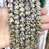 Agates Turquoises Jades Tiger Eye Heart Beads for Jewelry Making