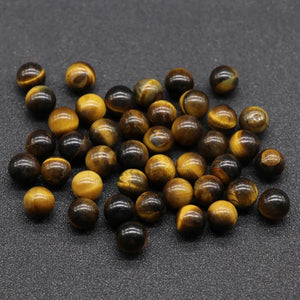 10pcs Natural Obsidian Bead 10mm Round Sand Stone Loose Bead DIY Jewelry Making