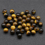 10pcs Natural Obsidian Bead 10mm Round Sand Stone Loose Bead DIY Jewelry Making