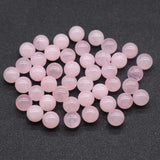 10pcs Natural Obsidian Bead 10mm Round Sand Stone Loose Bead DIY Jewelry Making