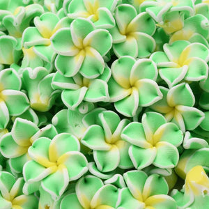 20pcs Colorful Polymer Clay Beads Flower Spacer Beads for DIY Jewelry Making