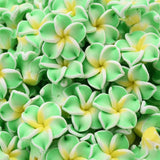 20pcs Colorful Polymer Clay Beads Flower Spacer Beads for DIY Jewelry Making