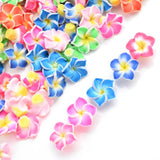 20pcs Colorful Polymer Clay Beads Flower Spacer Beads for DIY Jewelry Making