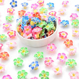 20pcs Colorful Polymer Clay Beads Flower Spacer Beads for DIY Jewelry Making