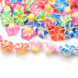 20pcs Colorful Polymer Clay Beads Flower Spacer Beads for DIY Jewelry Making