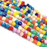Synthetic Coral Engraving Flower Beading Punch Loose Beads DIY Jewelry