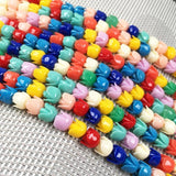 Synthetic Coral Engraving Flower Beading Punch Loose Beads DIY Jewelry