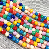 Synthetic Coral Engraving Flower Beading Punch Loose Beads DIY Jewelry