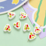 10pcs Hand-painted Ins Love Ceramic Beads DIY Jewelry Material