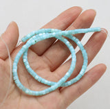 3x4mm Shell Beads for Women Jewelry Making DIY Necklaces Earrings