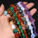 Heart Turquoise Rose Quartz Stone Beads for DIY Jewelry Making