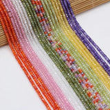 Natural Zircon Round Faceted Abacus Beads for Jewelry Making