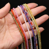 Natural Zircon Round Faceted Abacus Beads for Jewelry Making
