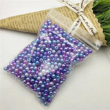 2000pcs ABS Pearl Beads Rainbow Loose Beads DIY Necklace Bracelet