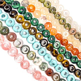 Natural Stone Agates Beads 5x10mm Circle Shape Spacer Loose Beads