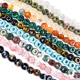 Natural Stone Agates Beads 5x10mm Circle Shape Spacer Loose Beads
