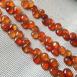Red Agate Stone Water Drop Loose Beads for Jewelry Making