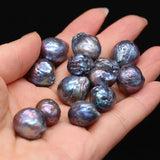 2 PCS Baroque Pearl Beads 13-15mm DIY Jewelry Making