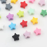 Silicone Beads Candy Star Shape 14mm 10pcs/lot DIY Jewelry Making Supplies