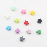 Silicone Beads Candy Star Shape 14mm 10pcs/lot DIY Jewelry Making Supplies
