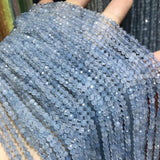 Natural Ice Aquamarine Faceted Beads for Jewelry Making
