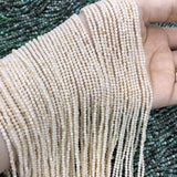 Natural Shell Beads Round for DIY Jewelry Making 15.5 Strand