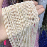 Natural Shell Beads Round for DIY Jewelry Making 15.5 Strand