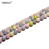 Colorful Morganite Round Stone Beads 6/8/10mm
