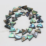 5Pcs Abalone Triangle Shell Beads for Jewelry Making DIY
