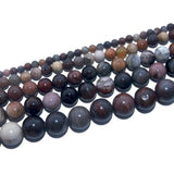 Petrified Wood Stone Round Beads 4-12 MM for Jewelry Making DIY