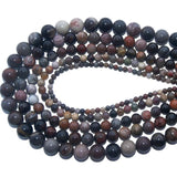 Petrified Wood Stone Round Beads 4-12 MM for Jewelry Making DIY
