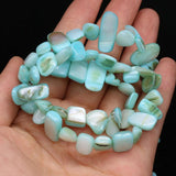Natural Shell Irregular Beads for Jewelry Making 8x15-10x20 mm 80 cm