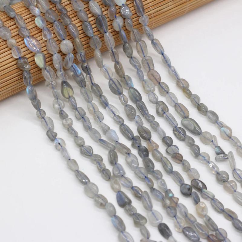 Natural Flash Labradorite Stone Beads for Jewelry Making Women Girls