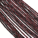 Natural Agates Stone Beaded Section Abacus 3x4mm