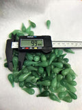 4pcs 10x24mm Green Aventurines Flower Beads DIY Necklace