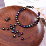 Mixed Letter Acrylic Beads Round Flat Alphabet Digital Cube Loose Spacer Beads