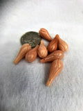 4pcs 10x24mm Pink Aventurine Flower Beads DIY Jewelry Making Wedding Decoration