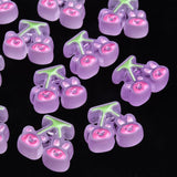 10pcs Cherry Frosted Transparent Acrylic Beads for Jewelry Making 5 Colors