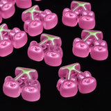 10pcs Cherry Frosted Transparent Acrylic Beads for Jewelry Making 5 Colors