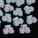 10pcs Cherry Frosted Transparent Acrylic Beads for Jewelry Making 5 Colors