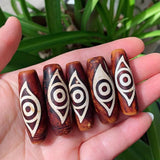 40mm Phoenix Eyes Dzi Agates Beads for Men Women Healing