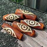 40mm Phoenix Eyes Dzi Agates Beads for Men Women Healing