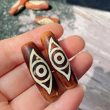 40mm Phoenix Eyes Dzi Agates Beads for Men Women Healing