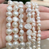 Irregular Shape Natural Freshwater Pearl Beads for Jewelry Making