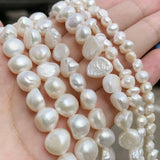 Irregular Shape Natural Freshwater Pearl Beads for Jewelry Making