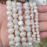 Irregular Shape Natural Freshwater Pearl Beads for Jewelry Making